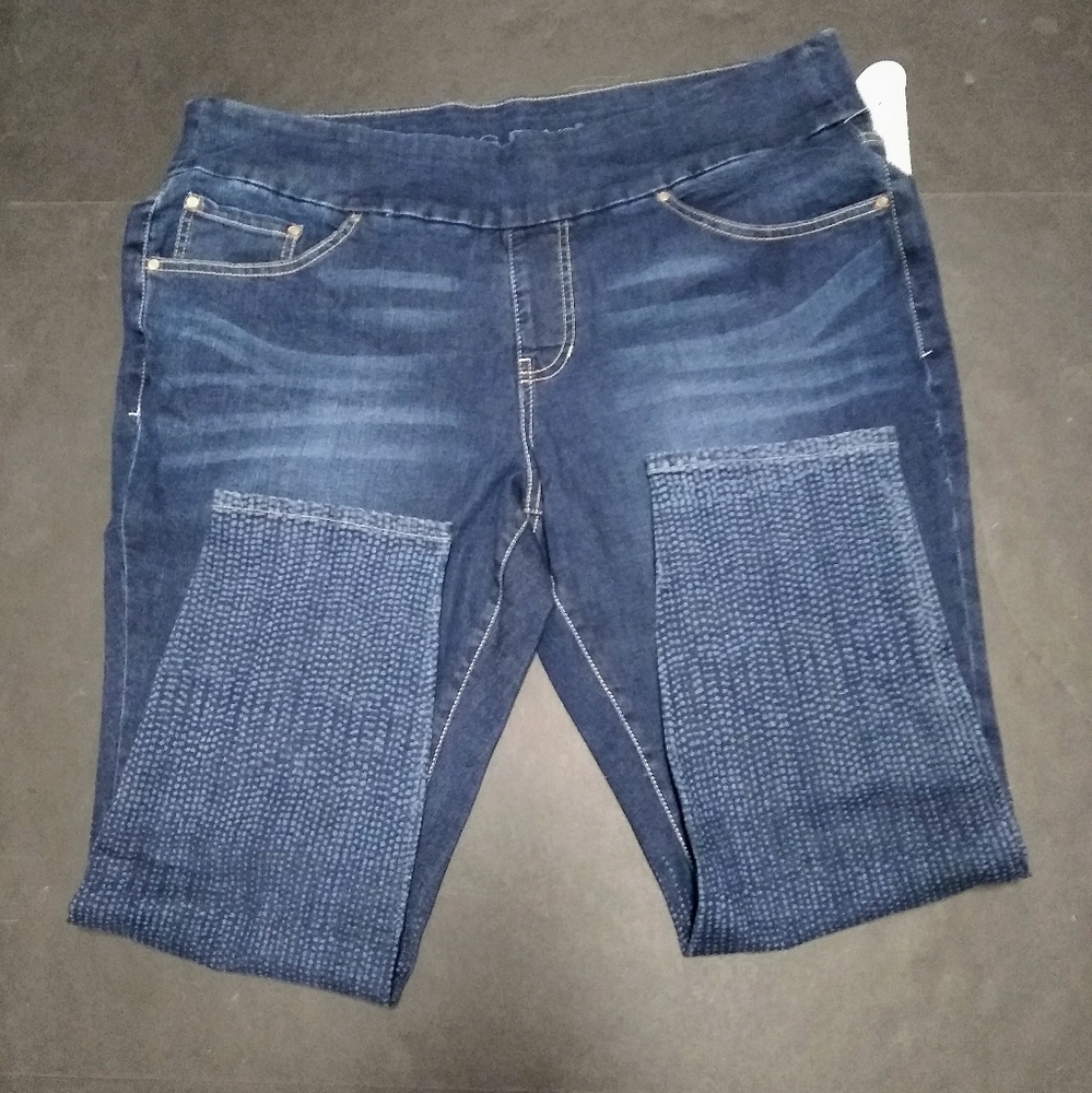 JAG JEANS NWT Nora Ankle Skinny Laser Dot Stripe high rise jeans, 20W